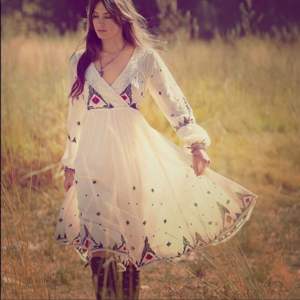 Free people quarter sleeve dress